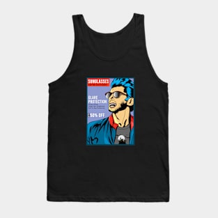 Dracula Sunglasses Ads Tank Top